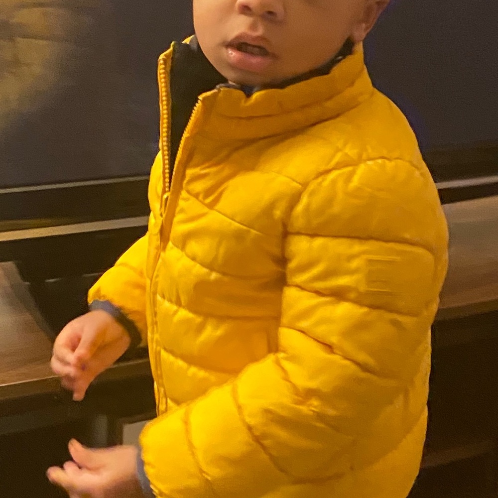 Gap Boy’s Reversable Toddler Puffy Coat